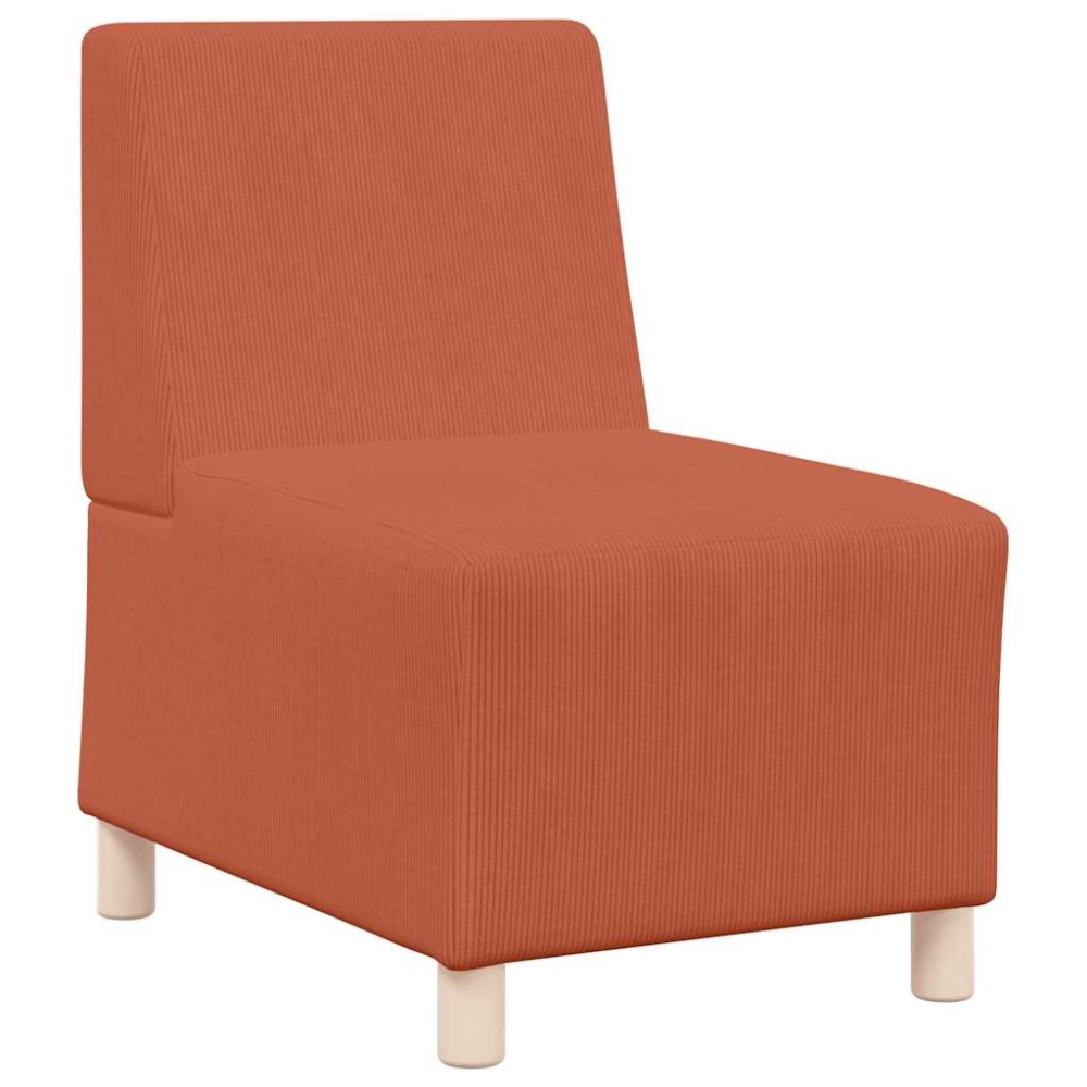 vidaXL Unitate Sofa Modulară Fără Brațe Portocaliu 55 x 74 x 82 cm