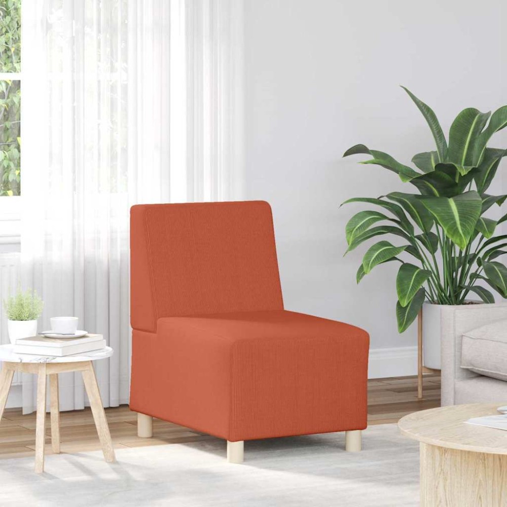 vidaXL Unitate Sofa Modulară Fără Brațe Portocaliu 55 x 74 x 82 cm