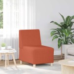 vidaXL Unitate Sofa Modulară Fără Brațe Portocaliu 55 x 74 x 82 cm