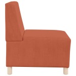 vidaXL Unitate Sofa Modulară Fără Brațe Portocaliu 55 x 74 x 82 cm