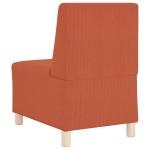vidaXL Unitate Sofa Modulară Fără Brațe Portocaliu 55 x 74 x 82 cm