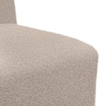 vidaXL Canapea Scaun fără brațe gri deschis 55 cm țesătură ondulată ca lână vidaXL Canapea Scaun fără brațe gri deschis 55 cm țesătură ondulată ca lână
