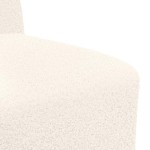 vidaXL Canapea Scaun fără brațe crem 55 cm țesătură ondulată ca lână vidaXL Canapea Scaun fără brațe crem 55 cm țesătură ondulată ca lână