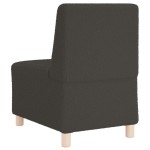 vidaXL Canapea Scaun fără brațe gri închis 55 cm țesătură ondulată ca lână vidaXL Canapea Scaun fără brațe gri închis 55 cm țesătură ondulată ca lână