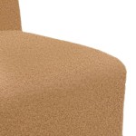 vidaXL Canapea Scaun fără brațe bej 55 cm țesătură ondulată ca lână vidaXL Canapea Scaun fără brațe bej 55 cm țesătură ondulată ca lână