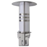 Lampă perete cu senzor de mișcare din oțel inoxidabil formă Pagoda Lampă perete cu senzor de mișcare din oțel inoxidabil formă Pagoda
