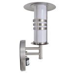 Lampă perete cu senzor de mișcare din oțel inoxidabil formă Pagoda Lampă perete cu senzor de mișcare din oțel inoxidabil formă Pagoda