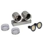 Lampă de perete cu LED, cap conic, oțel inoxidabil Lampă de perete cu LED, cap conic, oțel inoxidabil