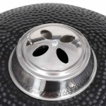 vidaXL Grătar cu afumătoare Kamado, 33 cm, ceramică