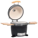 Kamado Grătar cu afumătoare din ceramică 44 cm Kamado Grătar cu afumătoare din ceramică 44 cm