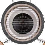 Kamado Grătar cu afumătoare din ceramică 44 cm Kamado Grătar cu afumătoare din ceramică 44 cm