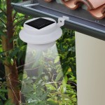 Lampă solară pentru exterior 6 pcs Lumină pentru gard Albă Lampă solară pentru exterior 6 pcs Lumină pentru gard Albă