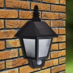 Lampă solară de perete cu senzor de mișcare Lampă solară de perete cu senzor de mișcare