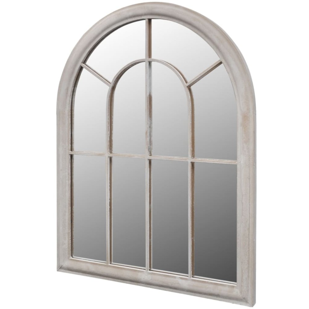 vidaXL Oglindă de grădină arcadă rustică 69x89 cm interior & exterior