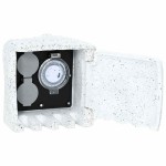 vidaXL Priză de grădină cu temporizator, piatră artificială vidaXL Priză de grădină cu temporizator, piatră artificială