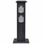 Priză de grădină tip "turn" Negru Priză de grădină tip "turn" Negru