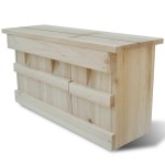 Căsuță cuiburi vrăbii 44 x 15,5 x 21,5 cm Căsuță cuiburi vrăbii 44 x 15,5 x 21,5 cm