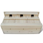 Căsuță cuiburi vrăbii 44 x 15,5 x 21,5 cm Căsuță cuiburi vrăbii 44 x 15,5 x 21,5 cm