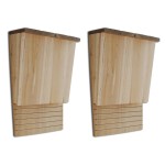 Căsuțe pentru lilieci 22 x 12 x 34 cm (2 buc) Căsuțe pentru lilieci 22 x 12 x 34 cm (2 buc)