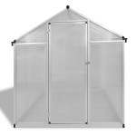 vidaXL Seră din aluminiu ranforsat cu cadru la bază, 4,6 m² vidaXL Seră din aluminiu ranforsat cu cadru la bază, 4,6 m²