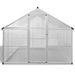 vidaXL Seră din aluminiu ranforsat cu cadru la bază, 6,05 m² vidaXL Seră din aluminiu ranforsat cu cadru la bază, 6,05 m²