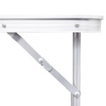 Masă camping din aluminiu reglabilă 180 x 60 cm Masă camping din aluminiu reglabilă 180 x 60 cm