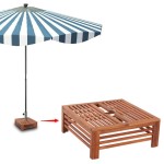 Husă pentru suport umbrelă de soare, lemn Husă pentru suport umbrelă de soare, lemn