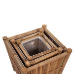 Strat înălțat din bambus cu căptușeală din nailon, 3 buc. Strat înălțat din bambus cu căptușeală din nailon, 3 buc.