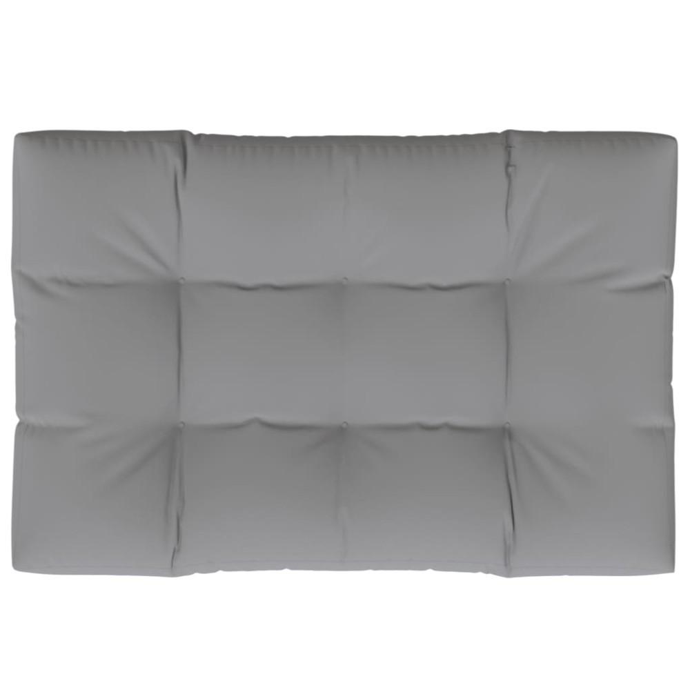 vidaXL Pernă pentru paleți, gri, 120 x 80 x 12 cm, țesătură