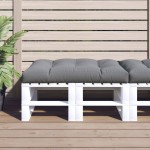 vidaXL Pernă pentru paleți, gri, 120 x 80 x 12 cm, țesătură vidaXL Pernă pentru paleți, gri, 120 x 80 x 12 cm, țesătură