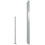 vidaXL Copertină laterală retractabilă de terasă, gri, 160x300 cm vidaXL Copertină laterală retractabilă de terasă, gri, 160x300 cm