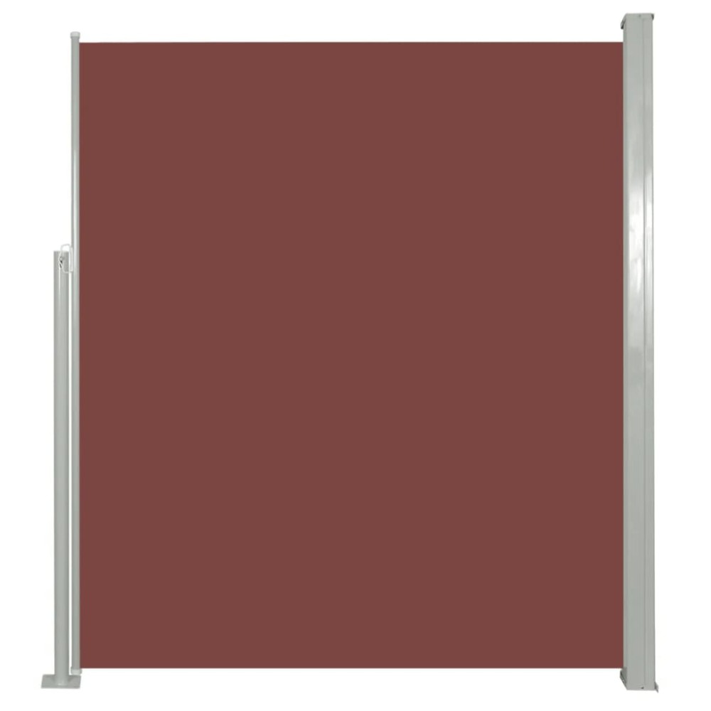 vidaXL Copertină laterală retractabilă de terasă, maro, 160x300 cm