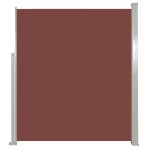 vidaXL Copertină laterală retractabilă de terasă, maro, 160x300 cm vidaXL Copertină laterală retractabilă de terasă, maro, 160x300 cm