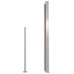 vidaXL Copertină laterală retractabilă de terasă, maro, 160x300 cm vidaXL Copertină laterală retractabilă de terasă, maro, 160x300 cm