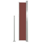 vidaXL Copertină laterală retractabilă de terasă, maro, 160x300 cm vidaXL Copertină laterală retractabilă de terasă, maro, 160x300 cm