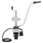 vidaXL Roată de manevră pentru remorci motorizată, aluminiu 12 V 350 W