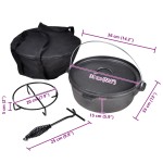 Cuptor olandez 5,6 L, cu accesorii Cuptor olandez 5,6 L, cu accesorii