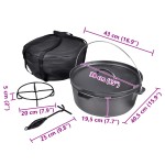 Cratiță din fontă cu accesorii 11,3 L Cratiță din fontă cu accesorii 11,3 L