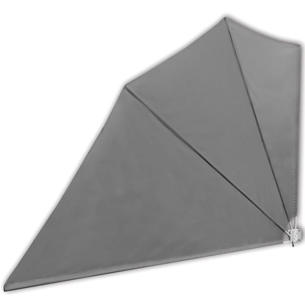 vidaXL Copertină laterală pliabilă de balcon, gri, 160x240 cm