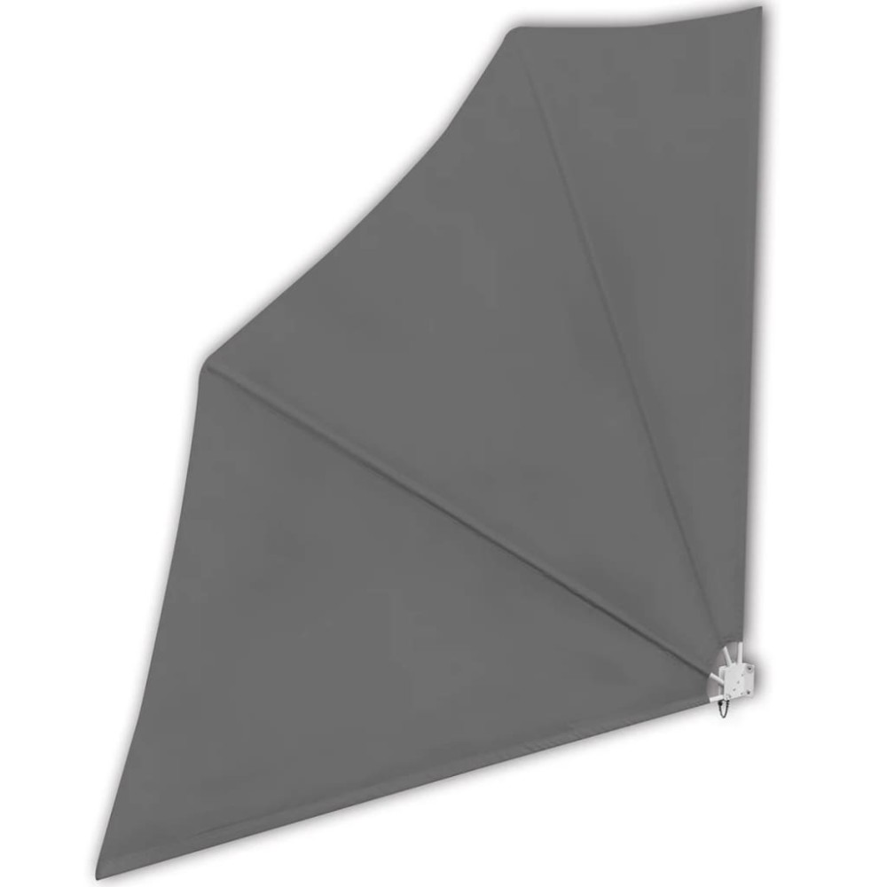 vidaXL Copertină laterală pliabilă de balcon, gri, 140x140 cm