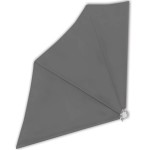 vidaXL Copertină laterală pliabilă de balcon, gri, 140x140 cm vidaXL Copertină laterală pliabilă de balcon, gri, 140x140 cm