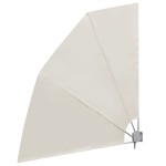 vidaXL Copertină laterală pliabilă de balcon, crem, 210x210 cm vidaXL Copertină laterală pliabilă de balcon, crem, 210x210 cm
