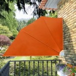 vidaXL Copertină laterală pliabilă de balcon, cărămiziu, 160x240 cm vidaXL Copertină laterală pliabilă de balcon, cărămiziu, 160x240 cm