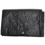 vidaXL Husă mobilier grădină, 8 ocheți, 140x70x90 cm vidaXL Husă mobilier grădină, 8 ocheți, 140x70x90 cm