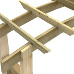 vidaXL Arcadă cu spalier, 150 x 60 x 210 cm, lemn