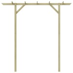 vidaXL Pergolă de grădină, 205 x 40 x 203 cm, lemn