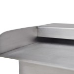 Fântână de piscină dreptunghiulară cu cascadă 30 cm oțel inoxidabil Fântână de piscină dreptunghiulară cu cascadă 30 cm oțel inoxidabil