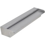 Fântână de piscină dreptunghiulară cu cascadă 45 cm oțel inoxidabil Fântână de piscină dreptunghiulară cu cascadă 45 cm oțel inoxidabil