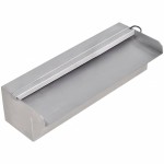 vidaXL Fântână piscină dreptunghiulară LED-uri 30 cm oțel inoxidabil vidaXL Fântână piscină dreptunghiulară LED-uri 30 cm oțel inoxidabil