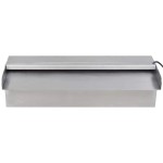 vidaXL Fântână piscină dreptunghiulară LED-uri 30 cm oțel inoxidabil vidaXL Fântână piscină dreptunghiulară LED-uri 30 cm oțel inoxidabil
